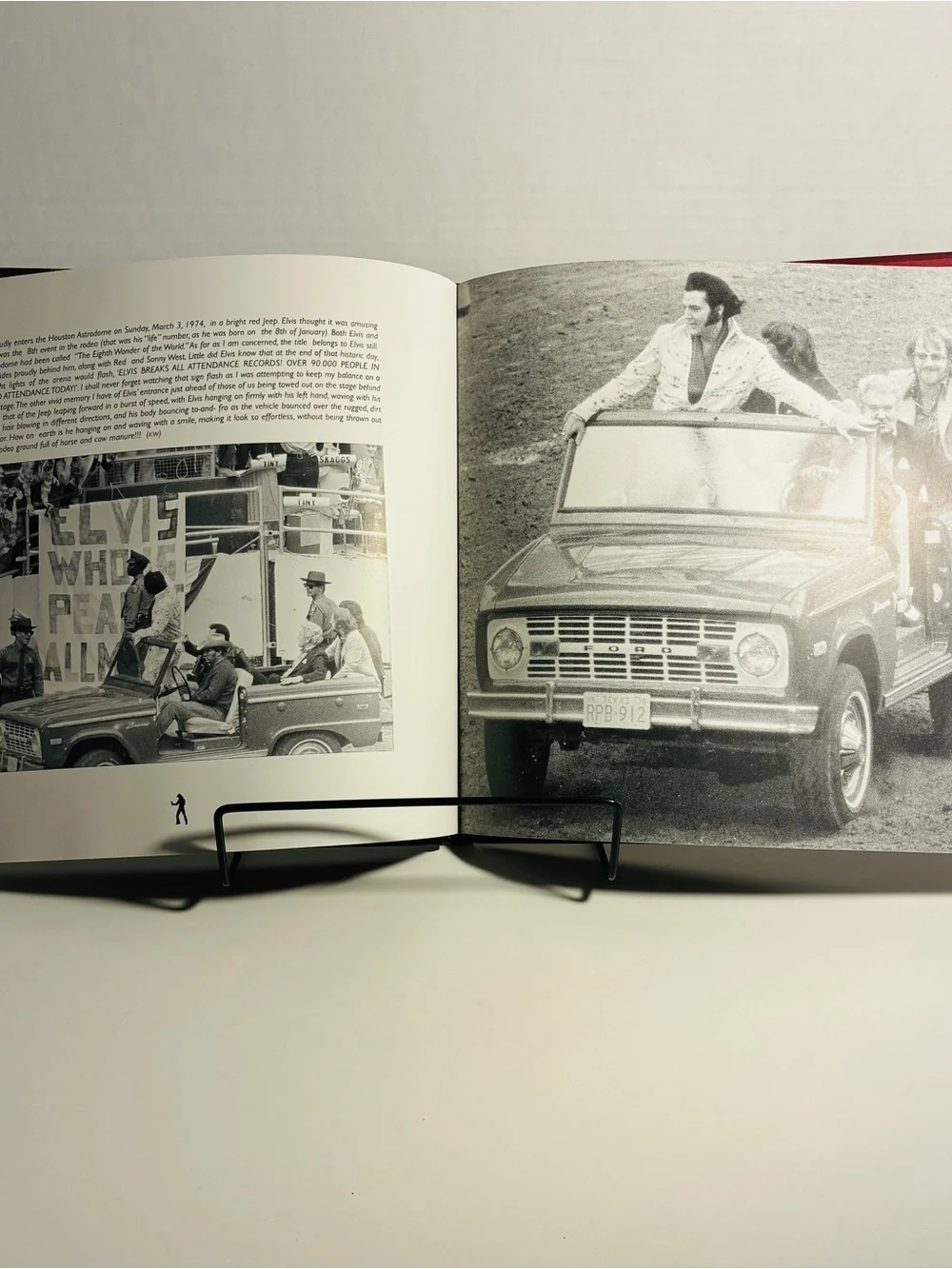 Steamrolling Over Texas Elvis Presley Photography Hardcover Book